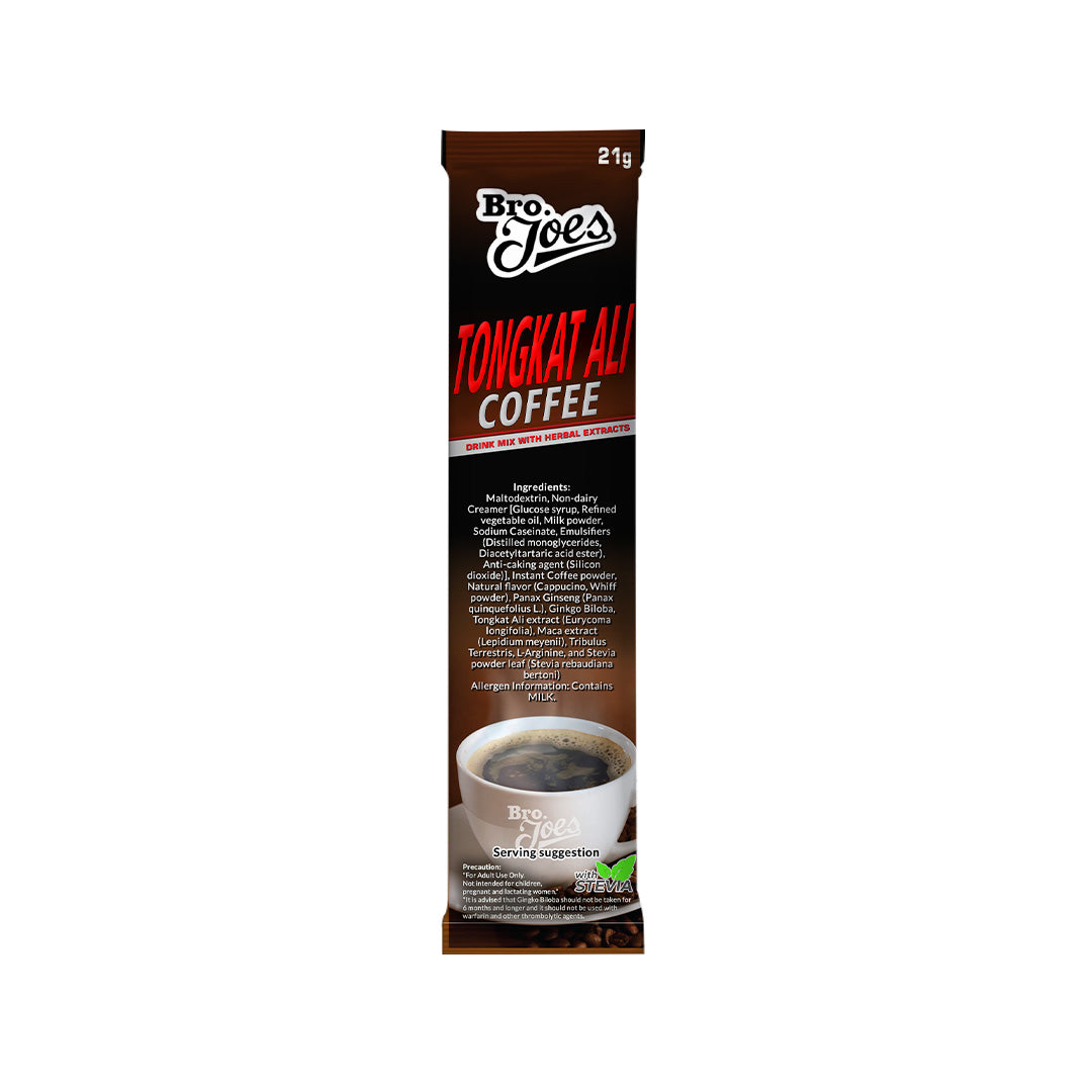 Bro Joe's Tongkat Ali Coffee Drink Mix with Herbal Extracts