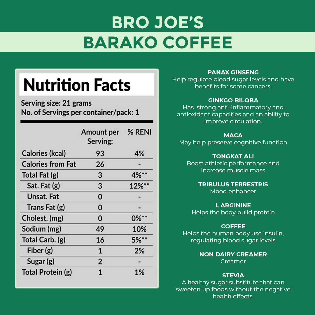 Bro Joe's Barako Coffee Drink Mix