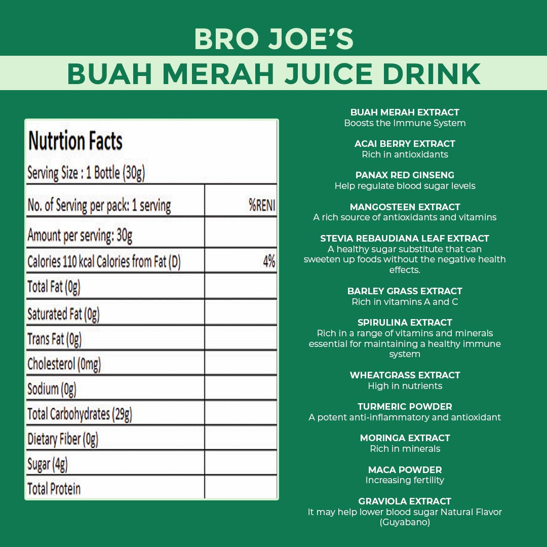 Bro Joe's Buah Merah Juice