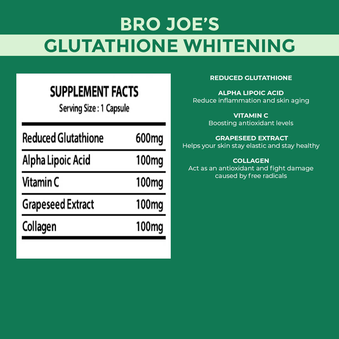 Bro Joe's Glutathione Whitening